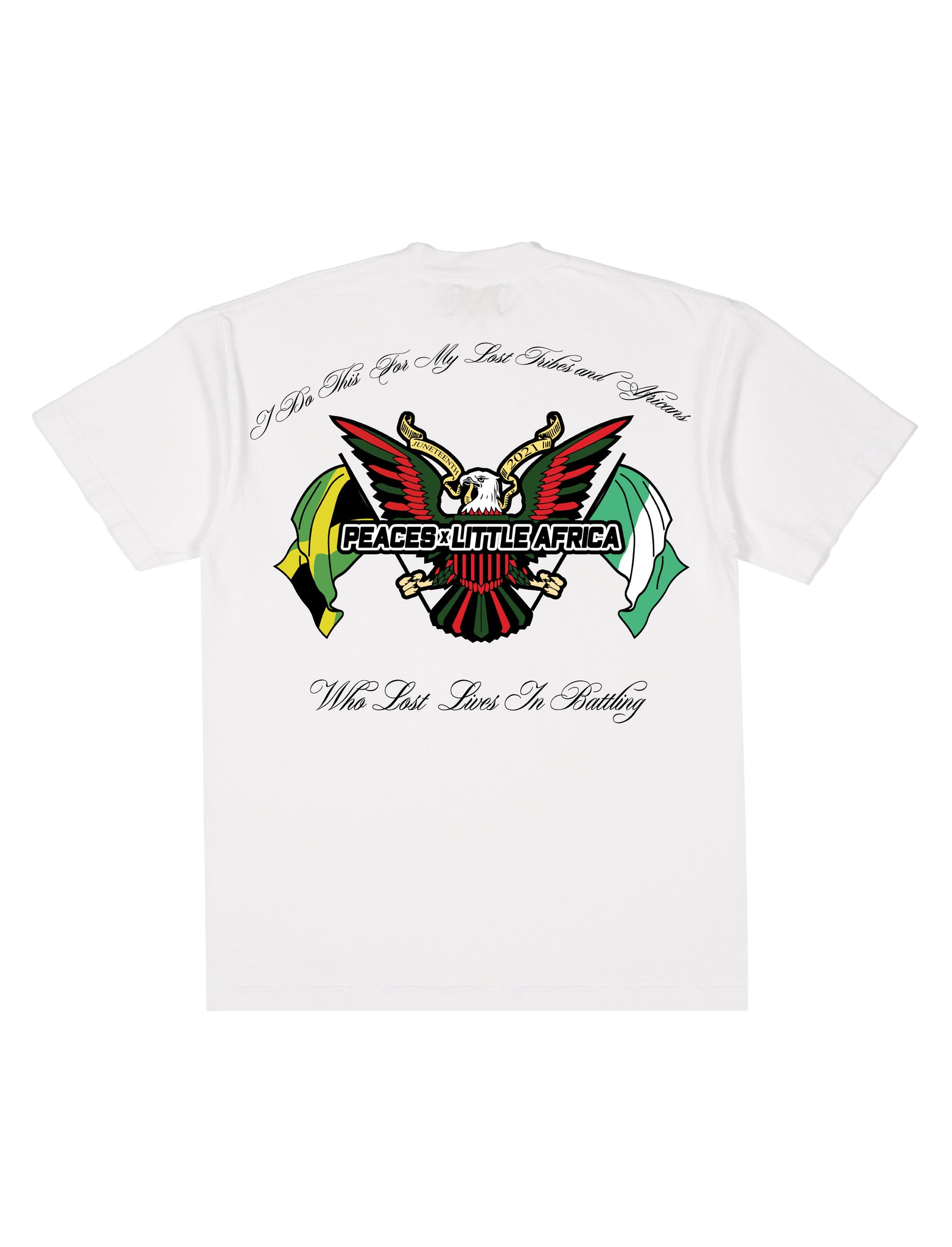 "Juelzteenth Tee" White
